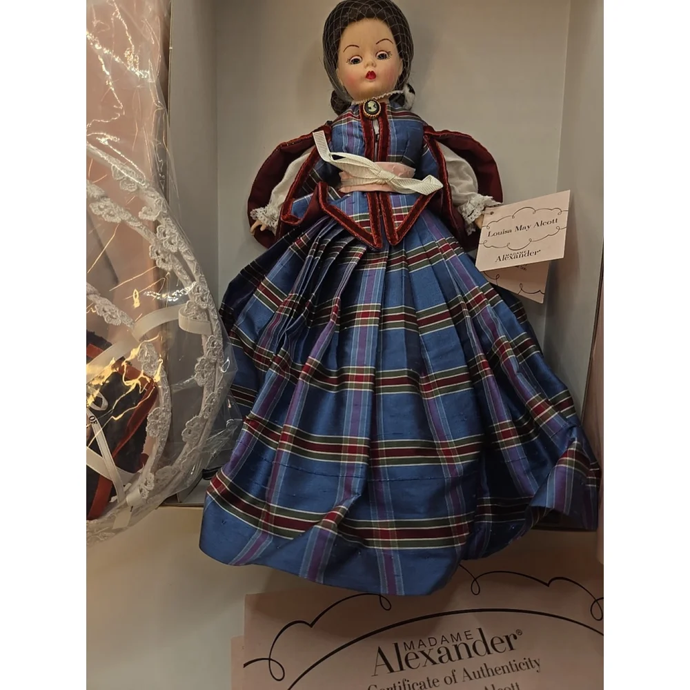 Rare LE Madame Alexander Louisa May Alcott 47030 8' Doll W/Box ,COA 439 Of‎ 500